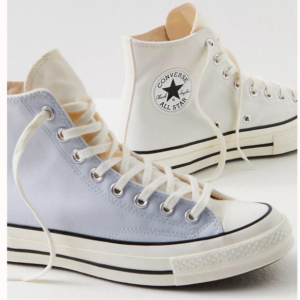 Free People Cream and Lavender Chuck 70 Nautica Nostalgia Sneakerz